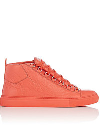 orange balenciaga sneakers