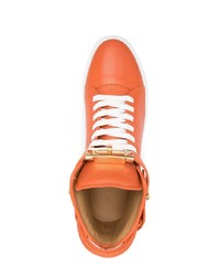 Buscemi High Top Leather Sneakers