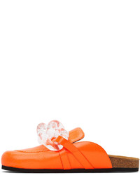 JW Anderson Orange Chain Loafers
