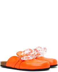 JW Anderson Orange Chain Loafers