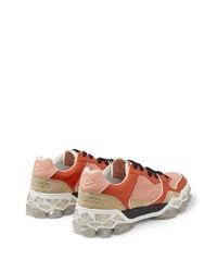 Jimmy Choo Multi Panel Lace Up Sneakers