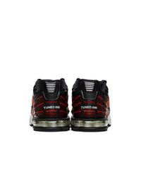 Nike Orange And Black Air Max Plus Iii Sneakers