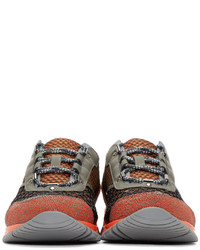 Lanvin Orange Mix Sneakers