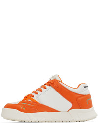 Heron Preston Orange White Low Key Sneakers