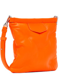 Maison Margiela Orange Glam Slam Flat Messenger Bag