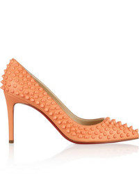 Christian Louboutin Pigalle Spikes 85 Leather Pumps