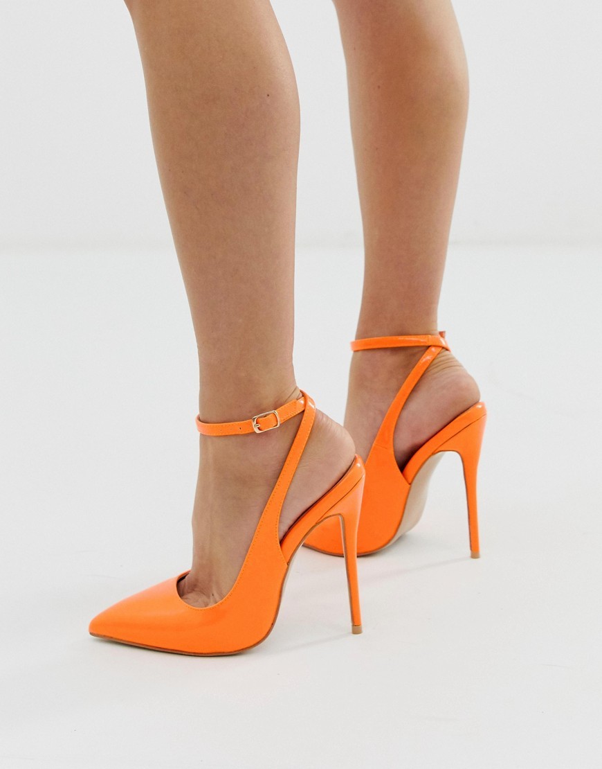 orange court heels