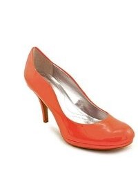 Tahari Colette Orange Patent Leather Pumps Heels Shoes Newdisplay