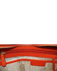 MICHAEL Michael Kors Michl Michl Kors Selma Large Orange Leather Satchel Bag