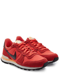 Nike Internationalist Leather And Mesh Sneakers