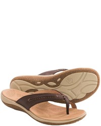 Acorn C2g Lite Thong Sandals Leather