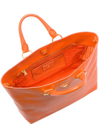 Prada Daino Tote Bag Orange