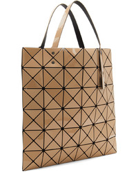 Bao Bao Issey Miyake Orange Taupe Double Color Lucent Tote