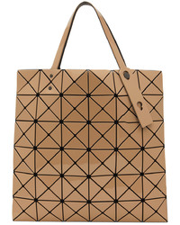 Bao Bao Issey Miyake Orange Taupe Double Color Lucent Tote