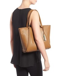Vince Camuto Reed Small Leather Tote Black