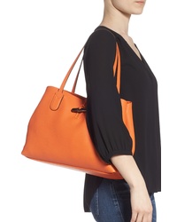 LONGCHAMP Medium Roseau Leather Shoulder Bag