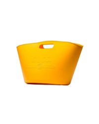 Gucci Yellow Logo Rubber Tote