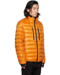 MONCLER GRENOBLE Orange Quilted Down Jacket