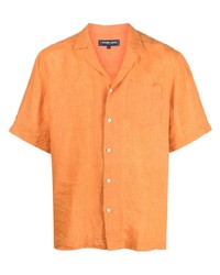 Frescobol Carioca Angelo Short Sleeve Linen Shirt