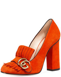 Orange Loafers