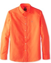 Victorinox Long Sleeve Linencotton Solid Shirt