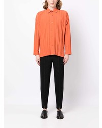 Homme Plissé Issey Miyake Pleated Long Sleeved Shirt