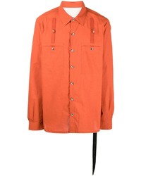 Rick Owens DRKSHDW Strap Detail Long Sleeve Shirt