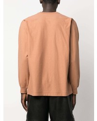 Homme Plissé Issey Miyake Fitted Cuff Long Sleeve T Shirt
