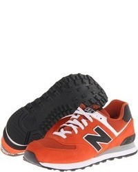 Orange Low Top Sneakers
