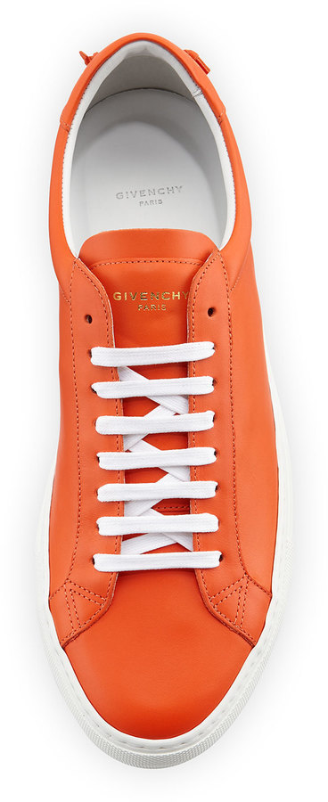 Givenchy Urban Low Top Street Sneaker Orange, $495 | Neiman Marcus |  Lookastic