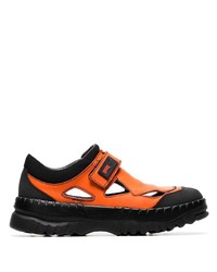 Camper Lab X Kiko Kostadinov Orange Velcro Strap Sneakers