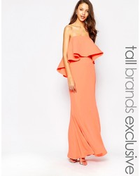 Jarlo Tall Lily Extreme Double Layer Maxi Dress