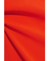 Raquel Allegra Tulip Crepe Maxi Dress Bright Orange