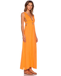 Toby Heart Ginger X Love Indie Cut Out Maxi Dress