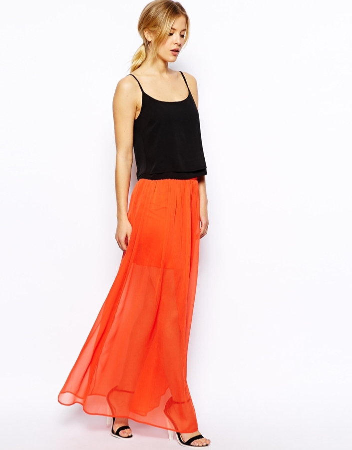 Asos Wrap Maxi Skirt In Chiffon Where To Buy And How To Wear