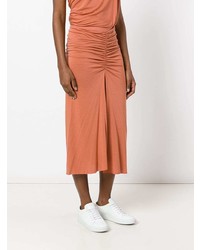Rick Owens Lilies Rushed Mid Length Skirt