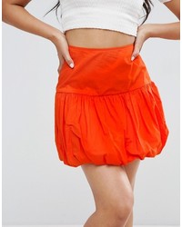 Asos Mini Skirt With Bubble Hem