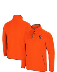 Colosseum Orange Syracuse Orange Rebound Snap Pullover Jacket At Nordstrom
