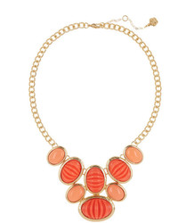 Trina Turk Oval Cabochon Frontal Necklace