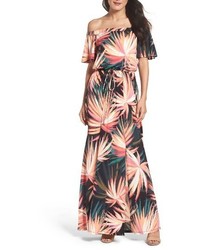 Maggy London Off The Shoulder Maxi Dress