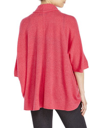 Magaschoni Cashmere Pointelle Cocoon Cardigan