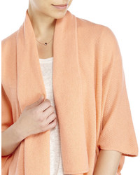 Magaschoni Cashmere Pointelle Cocoon Cardigan