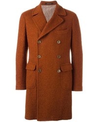 Tagliatore Textured Double Breasted Coat