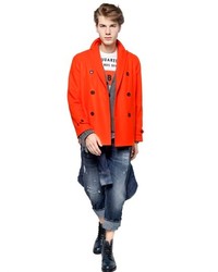 DSquared Workhouse Wool Pea Coat