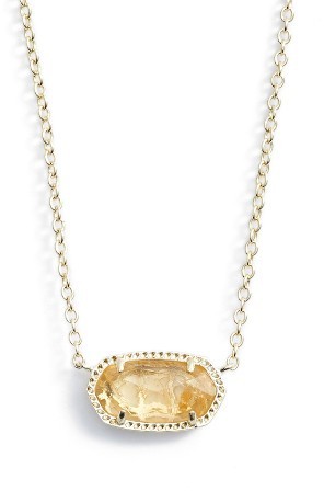 Elisa birthstone clearance pendant necklace