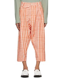 Vivienne Westwood Orange White Macca Trousers
