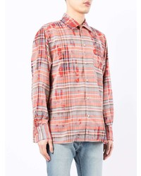 Doublet Checked Long Sleeve Shirt