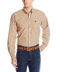 Cinch Classic Fit Long Sleeve Button Down One Open Pocket Plaid Shirt