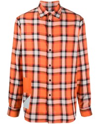 McQ Swallow Plaid Check Print Shirt