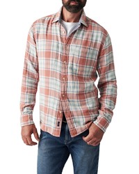 Faherty The Reversible Plaid Organic Cotton Button Up Shirt